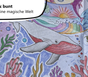 Meer Mandala ausgemalt